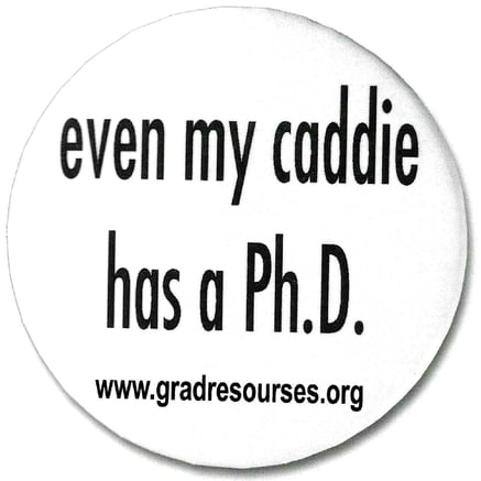 Golf Marathon - Button - PhD