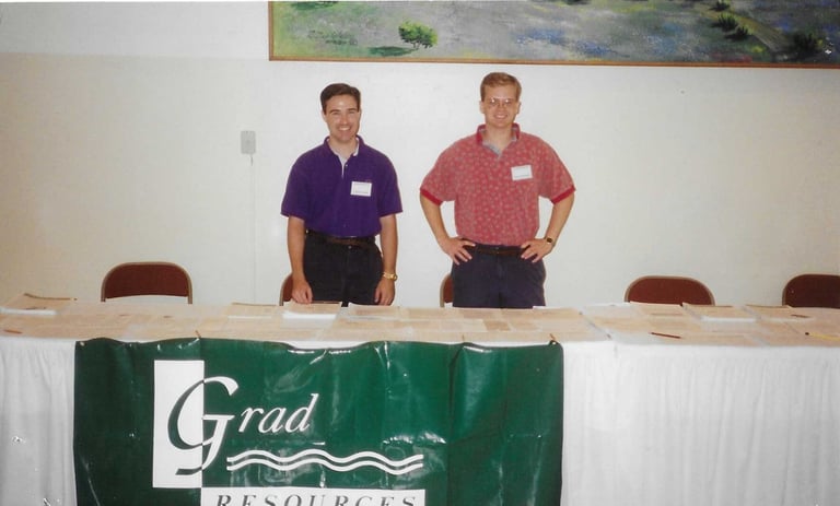 Photo - 1st Grad Resources Table at Orientation- Austin
